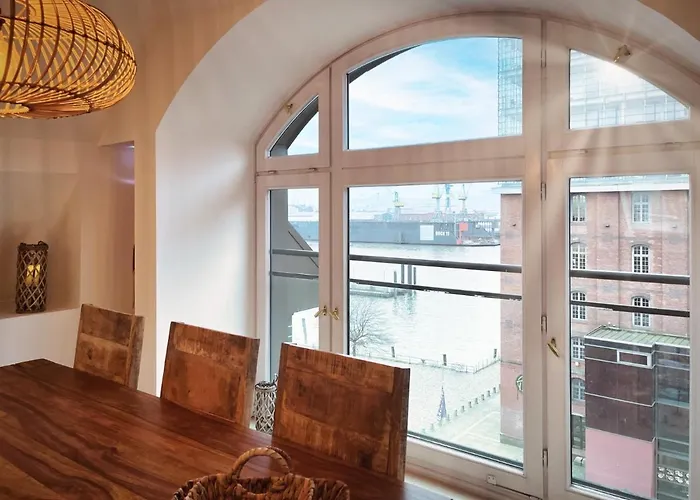 Appartement Loft-panoramablick-hafen & Elbe!